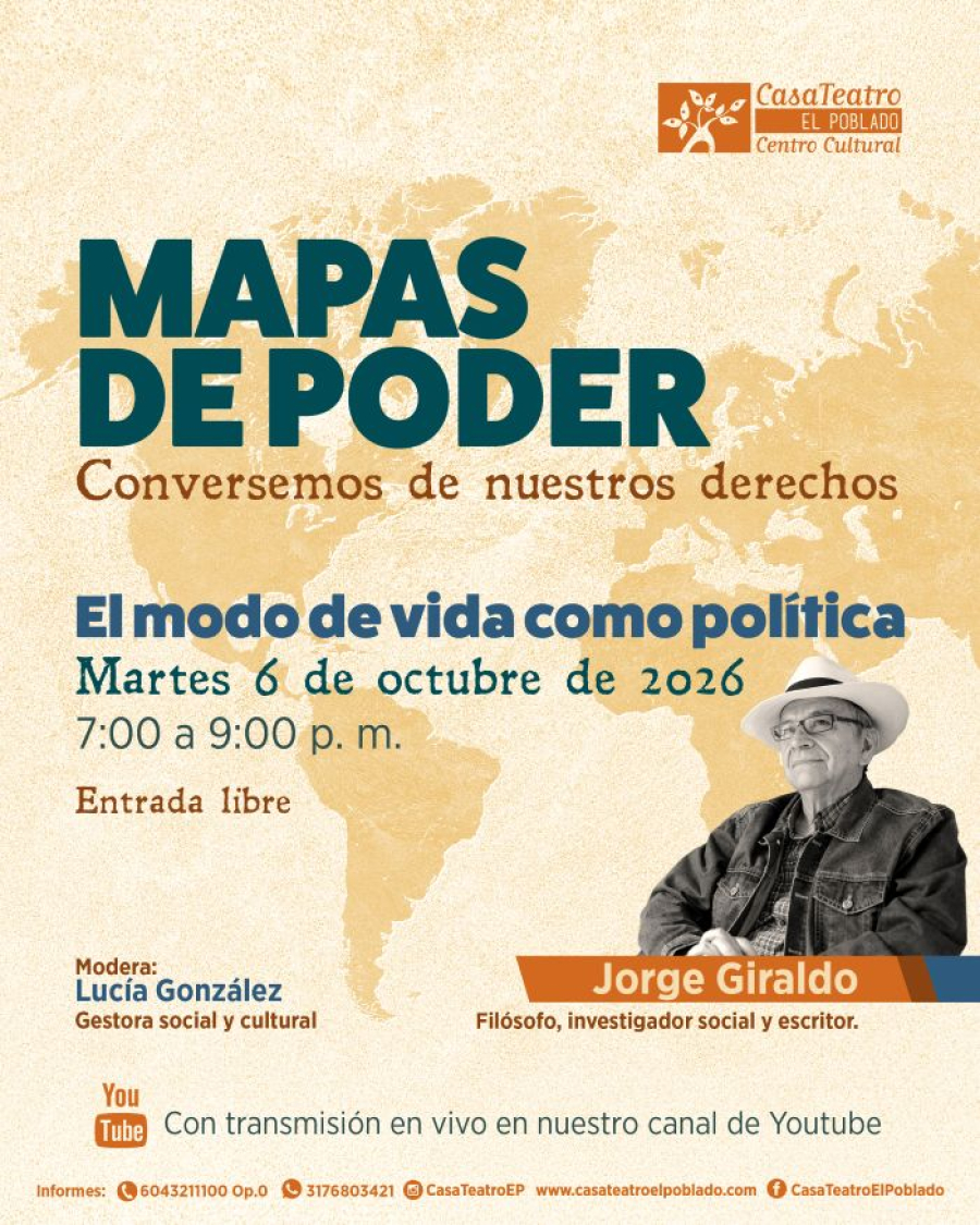 Mapas de poder. Conversemos de nuestros derechos (Martes 6 de octubre 2026)