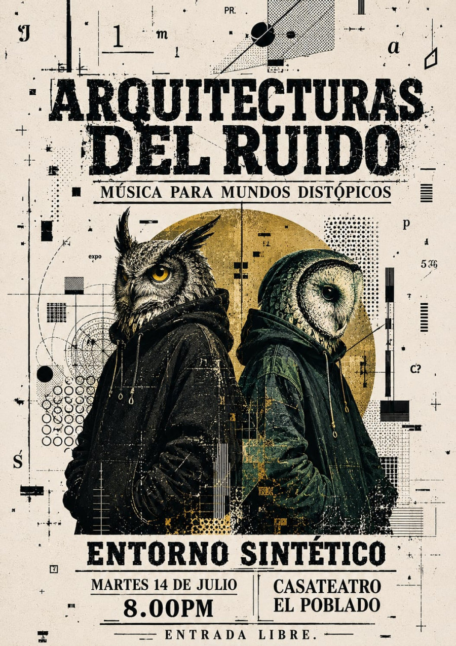 Arquitecturas del Ruido: Música para Mundos Distópicos (Martes 14 de julio 2026)
